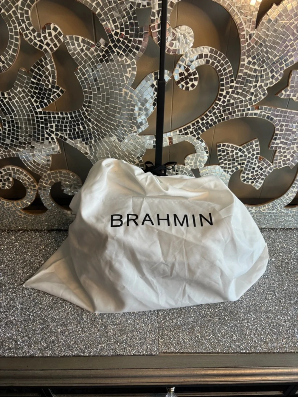 Brahmin structured satchel